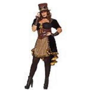 Women costume 🎃 (Adult Steampunk Lady Costume)